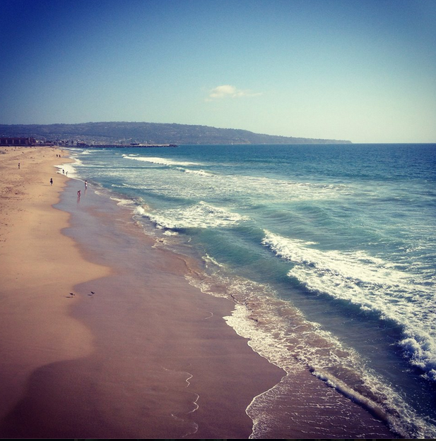 Hermosa Beach. Personally, my favorite stop of the trip. What's not to love about this?